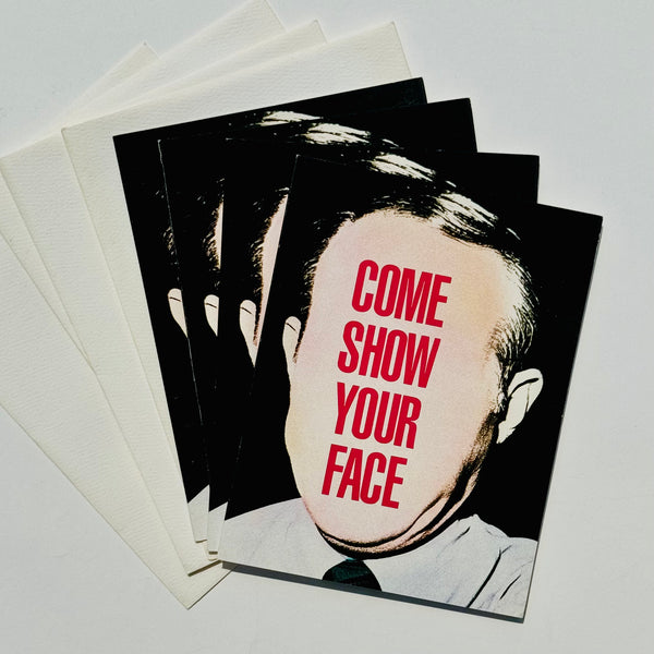 Deadstock 'Come Show Your Face' Invites 1989 S/4