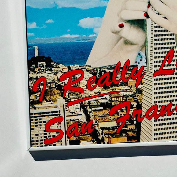 'I Really Love San Francisco' Framed Print