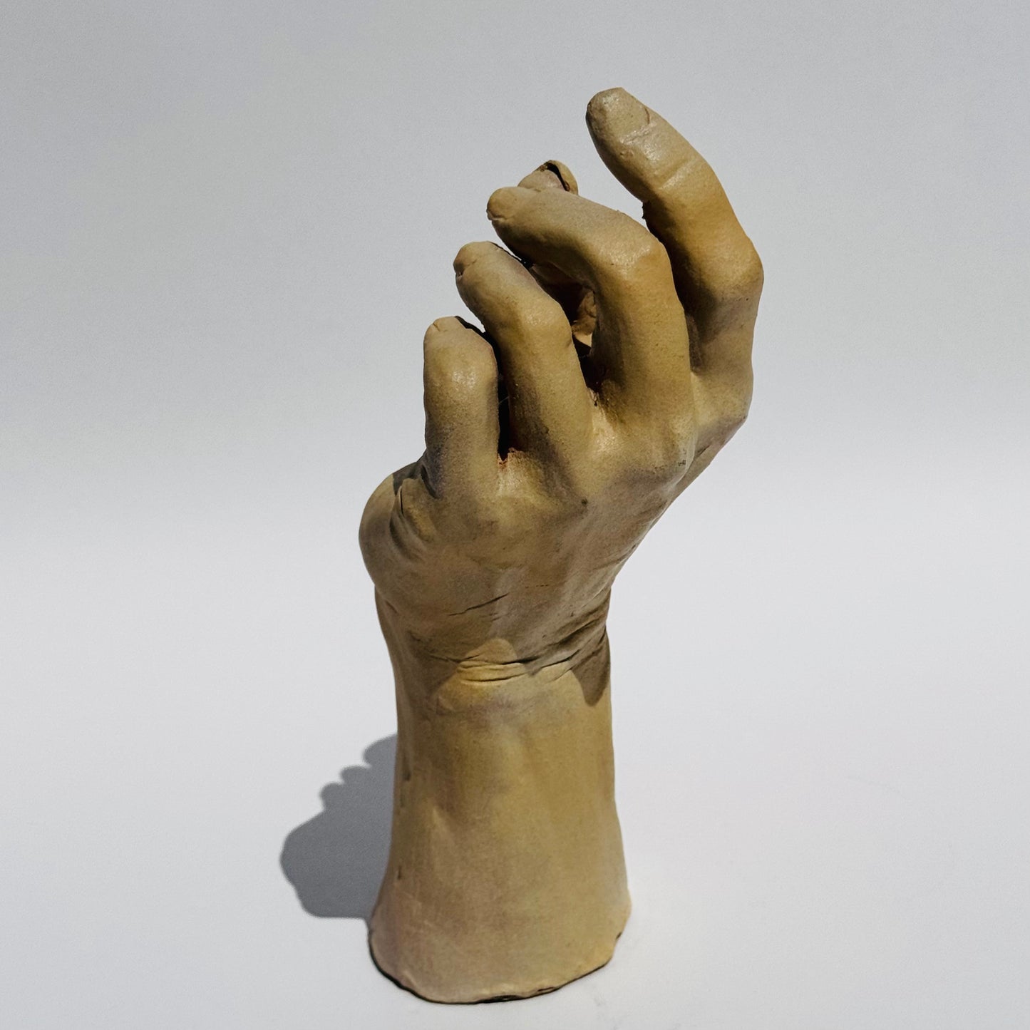 Vintage Figurative Hand Sculpture 1970s