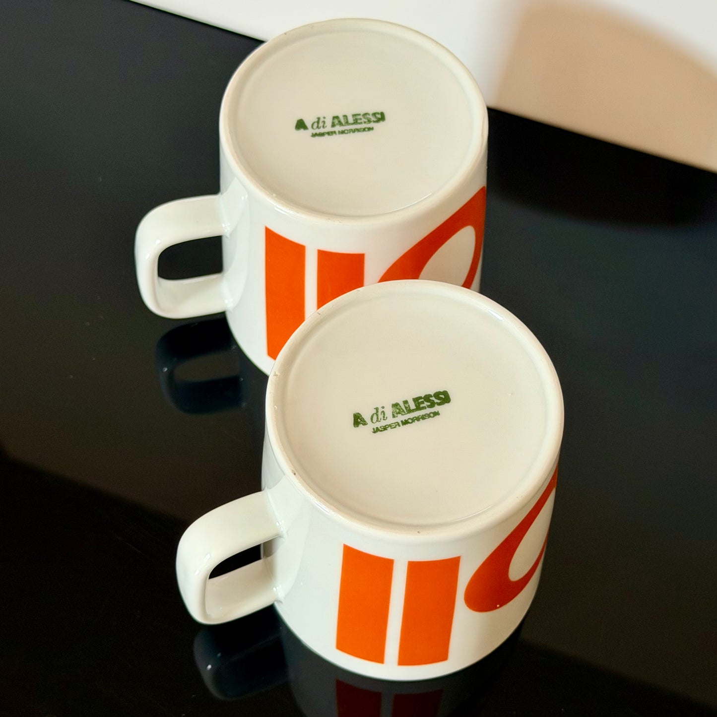 Scarce Knoll Logo Mugs / Jasper Morrison for Alessi 2008