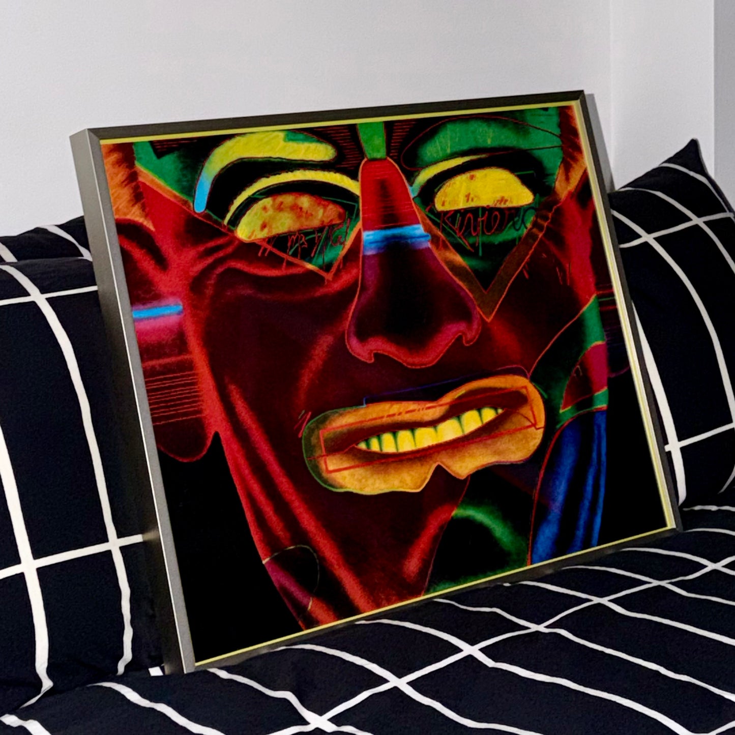 Vintage Ed Paschke 'Caliente' Lithograph 1990