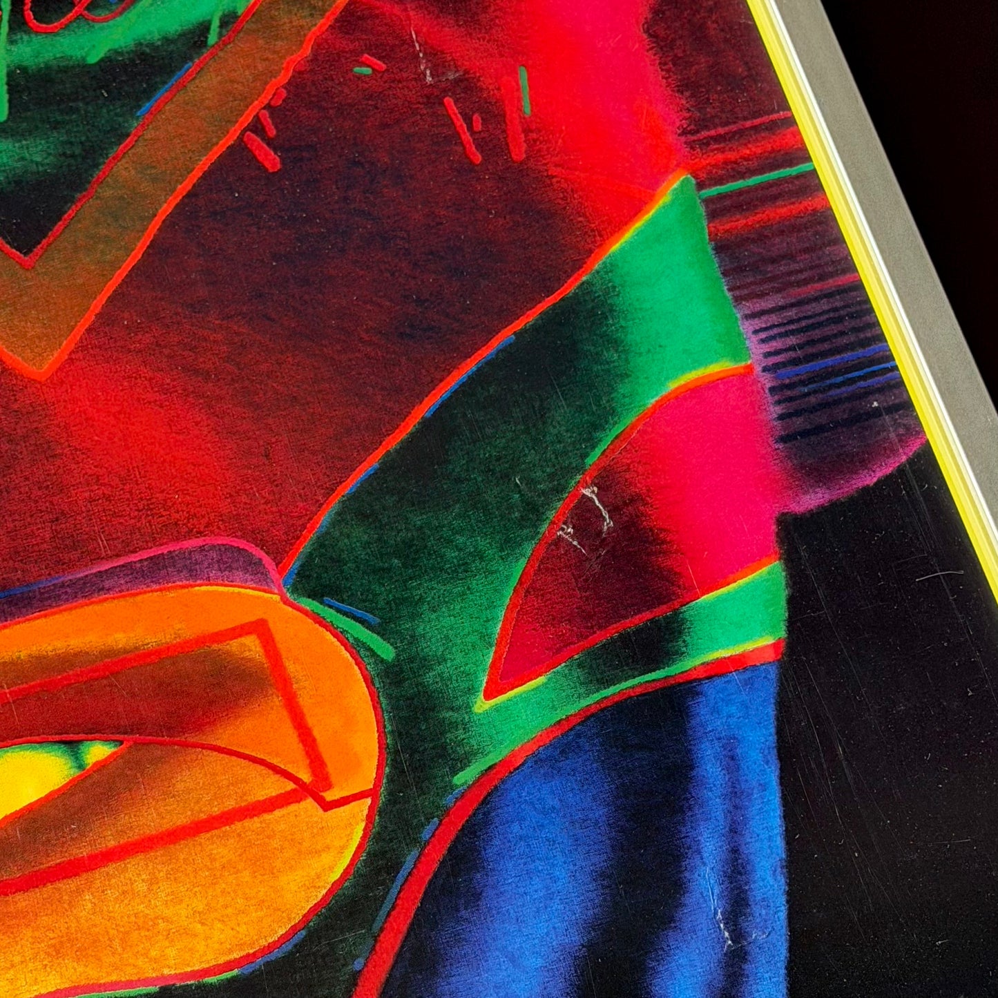 Vintage Ed Paschke 'Caliente' Lithograph 1990