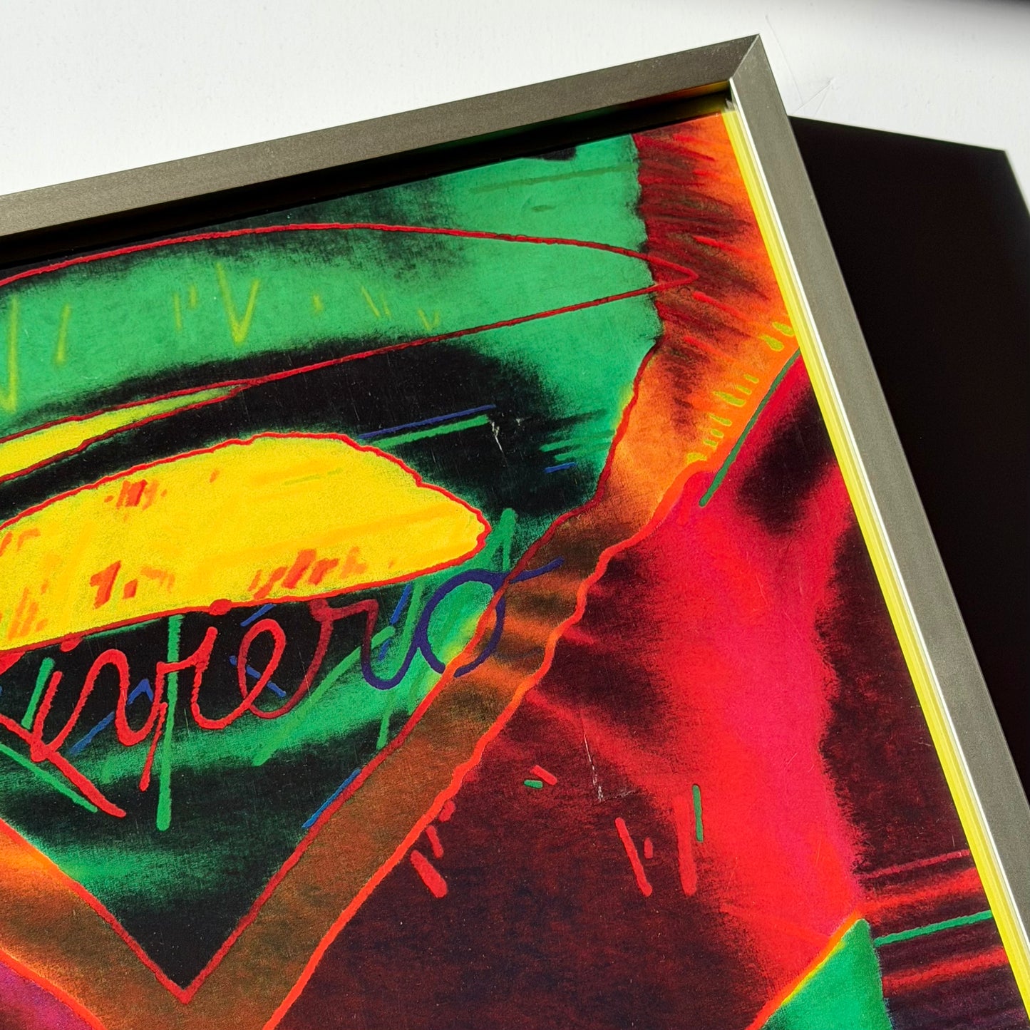 Vintage Ed Paschke 'Caliente' Lithograph 1990