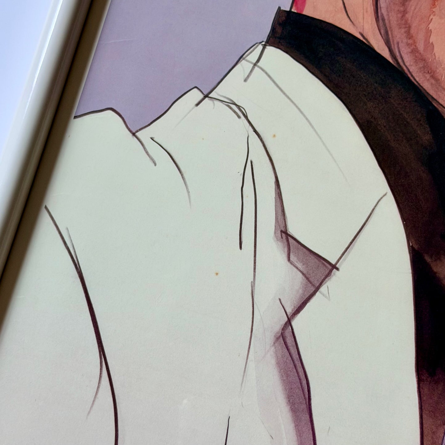 Exceptionally Rare Antonio Lopez Fashion Illustration Litho. 1985