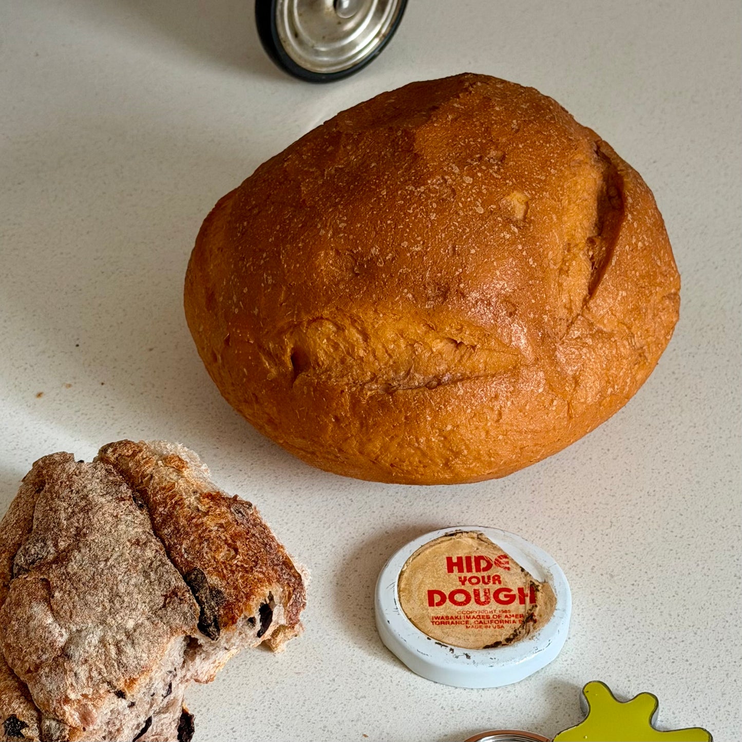 Vintage Hide Your Dough Bread Stash Jar 1985