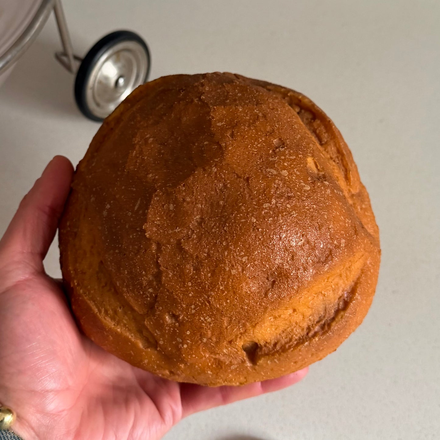 Vintage Hide Your Dough Bread Stash Jar 1985