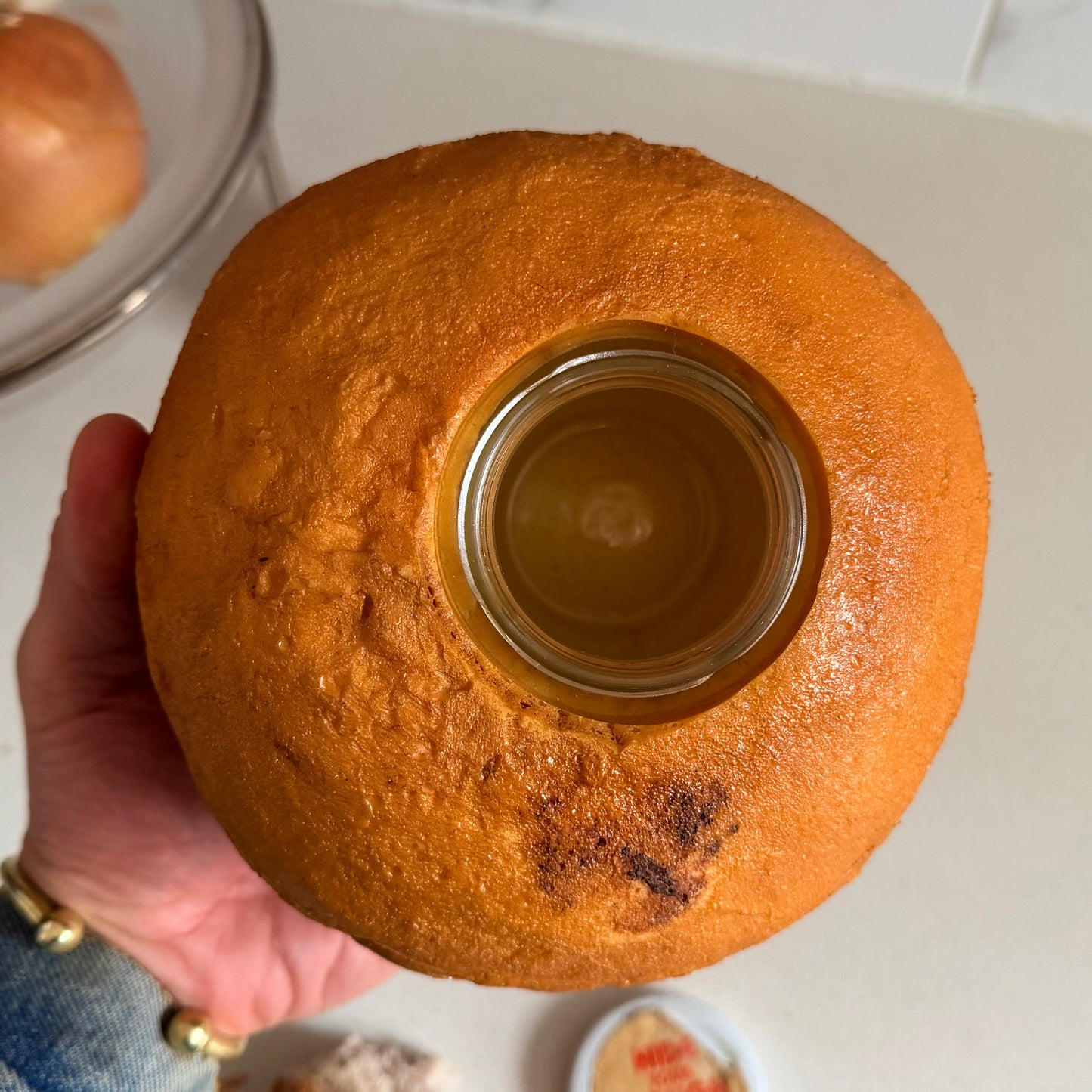 Vintage Hide Your Dough Bread Stash Jar 1985