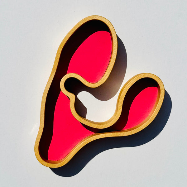 Vintage Jarkko Tapola Biomorphic Tray 1990s