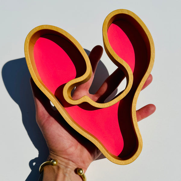 Vintage Jarkko Tapola Biomorphic Tray 1990s