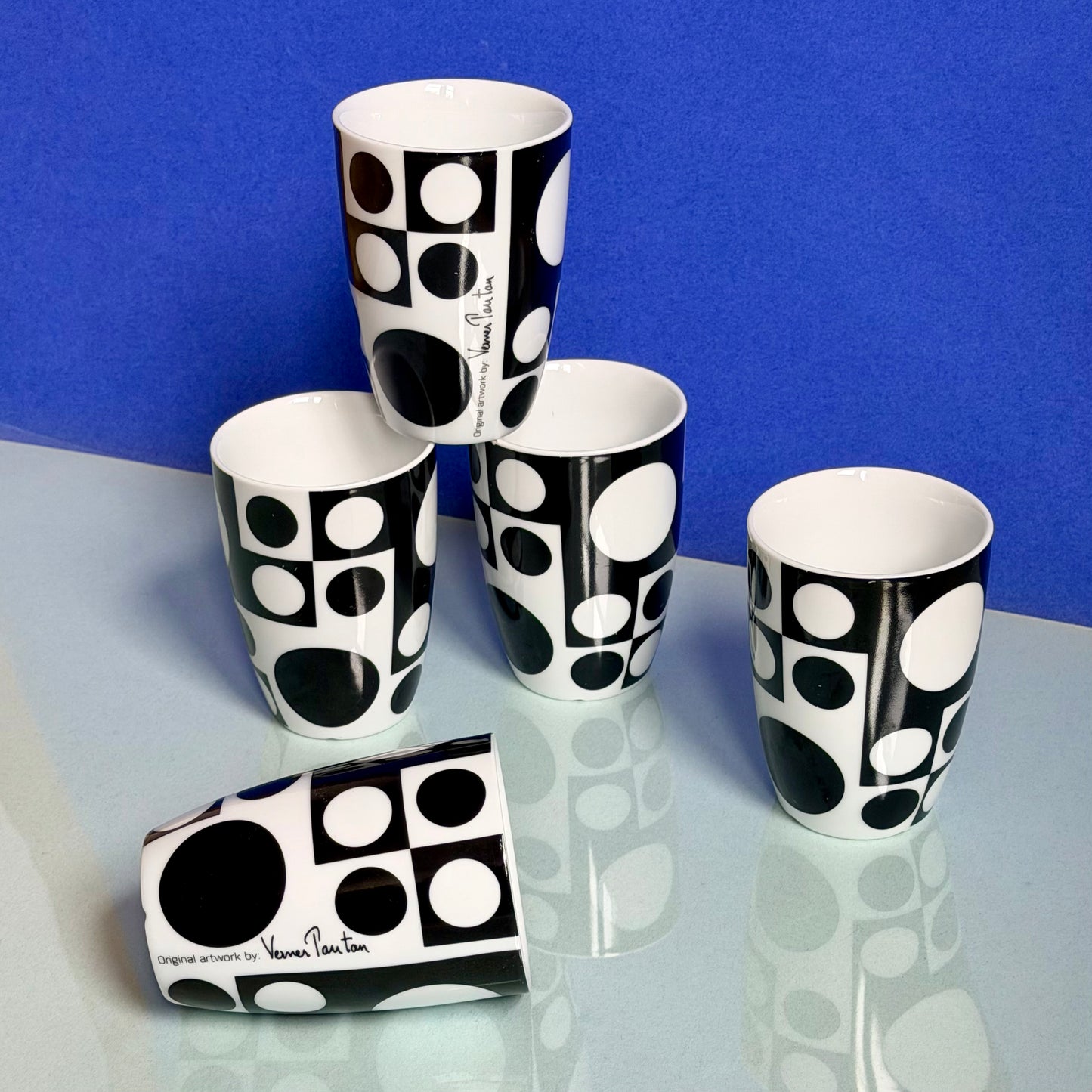 Verner Panton 'Geometri 1' Thermocups / Denmark 2008