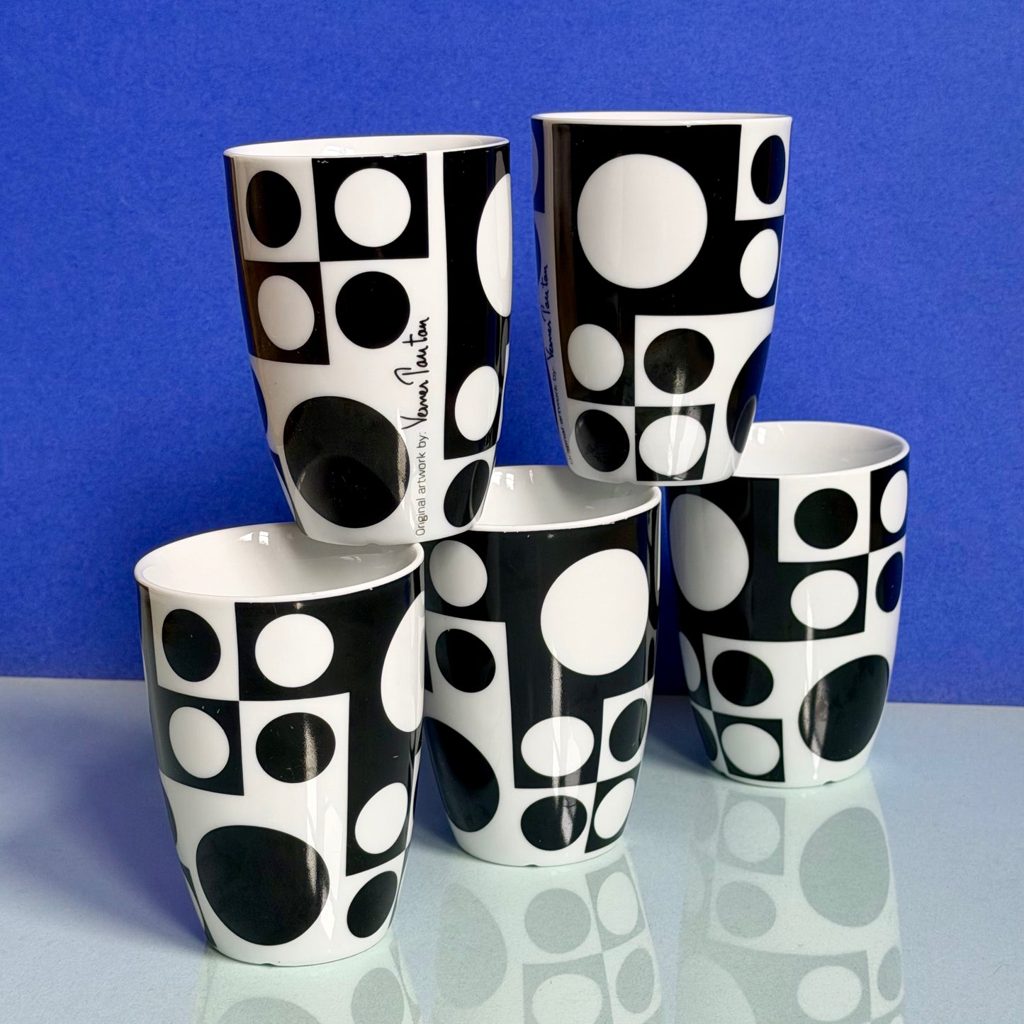 Verner Panton 'Geometri 1' Thermocups / Denmark 2008