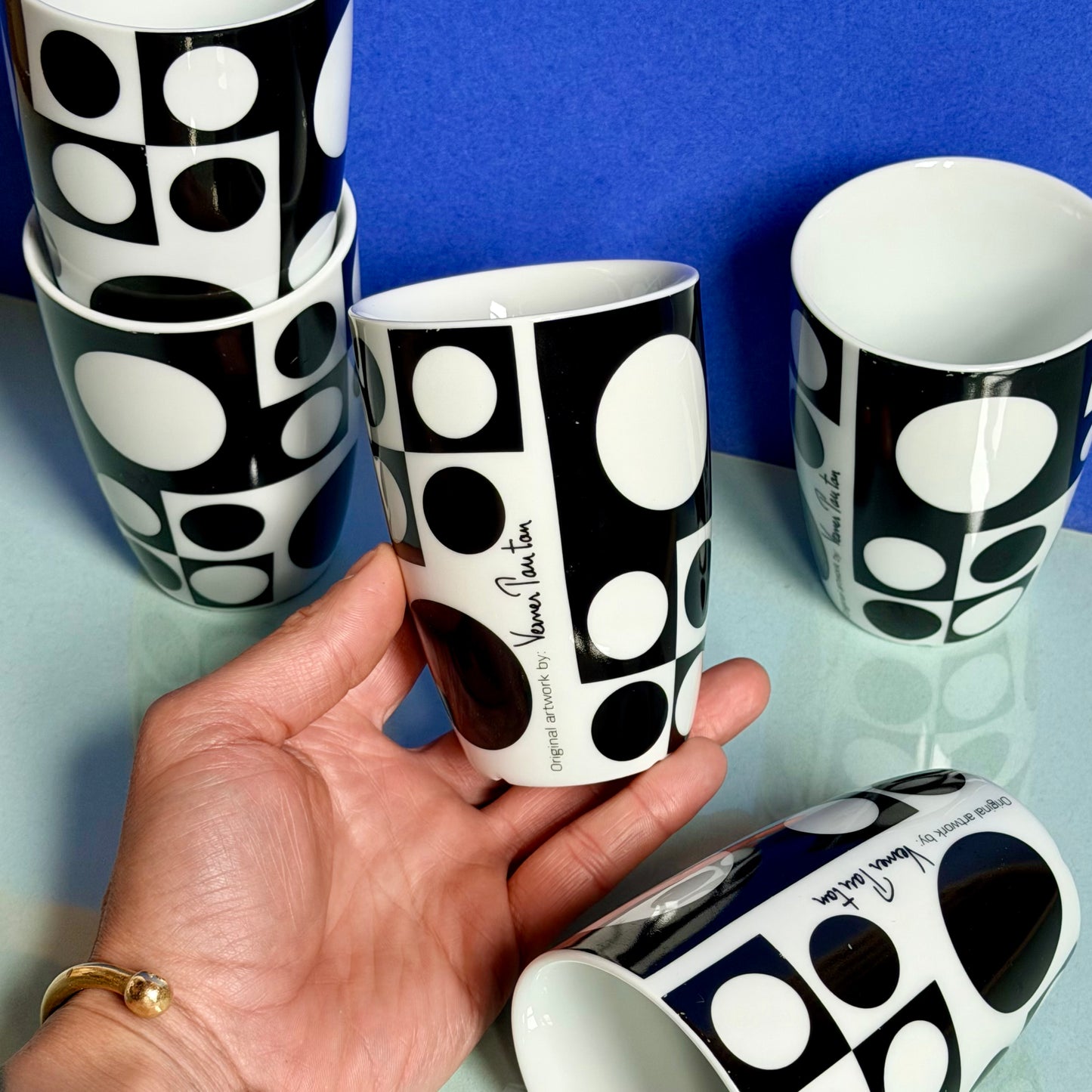 Verner Panton 'Geometri 1' Thermocups / Denmark 2008