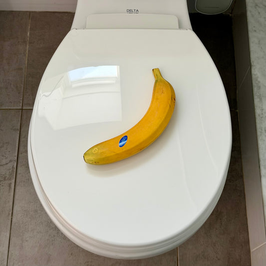 Vintage Trompe L'oeil Ceramic Banana 1990s