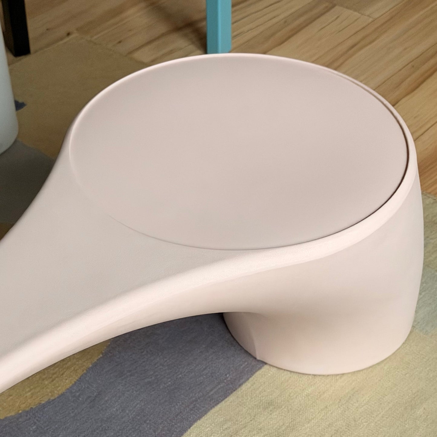 One Of A Kind Prototype Pink Table / Bench Circa 200s