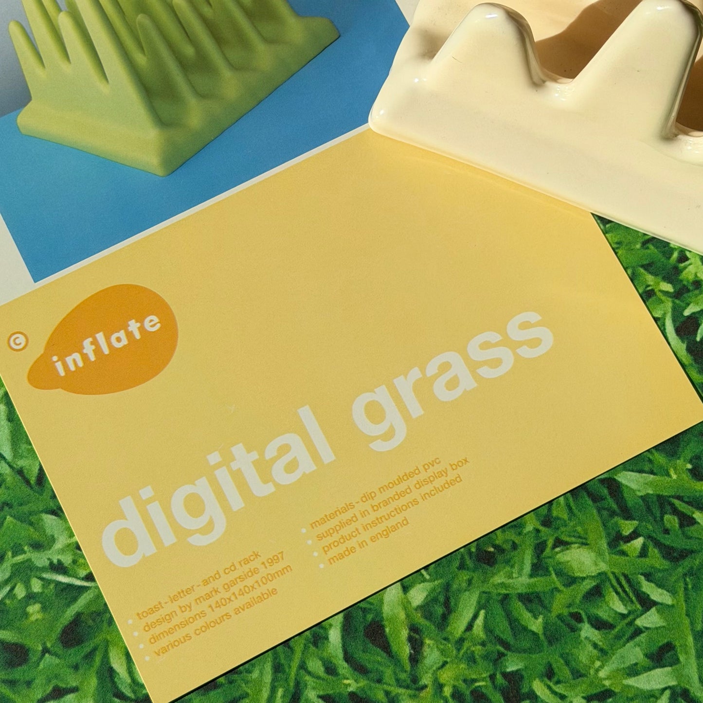 Deadstock INFLATE 'Digital Grass' Rack 1997