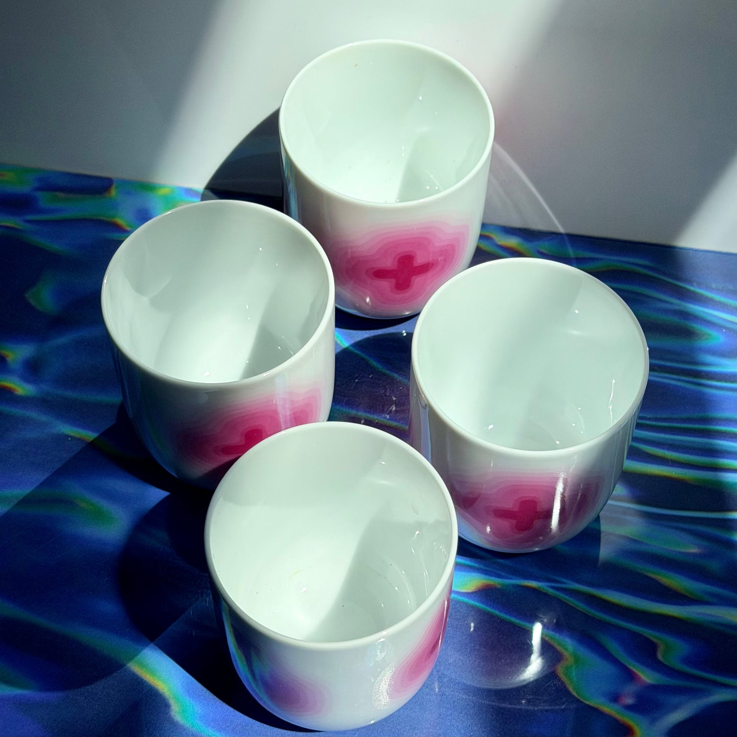 Vintage Karim Rashid Pink Icon Cups 2005