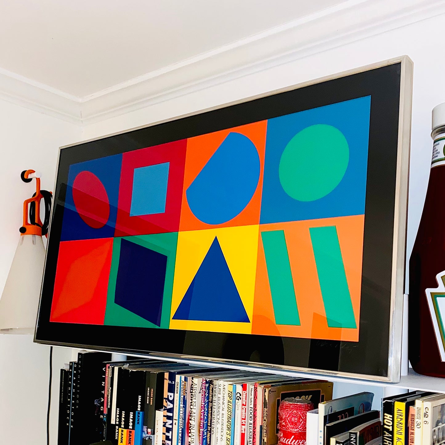Victor Vasarely 'Unités Plastiques' Op-Art Framed Serigraph 1967