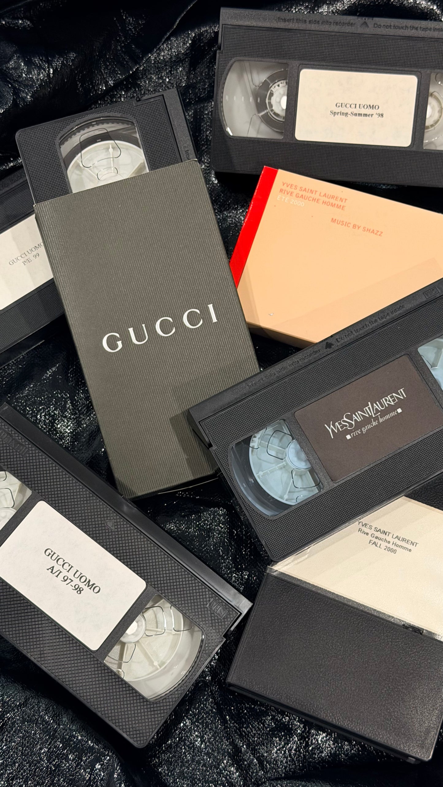 Vintage Gucci / YSL Runway Video Cassettes 1997-2000