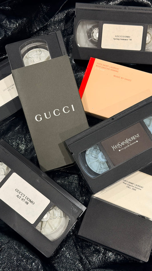 Vintage Gucci / YSL Runway Video Cassettes 1997-2000