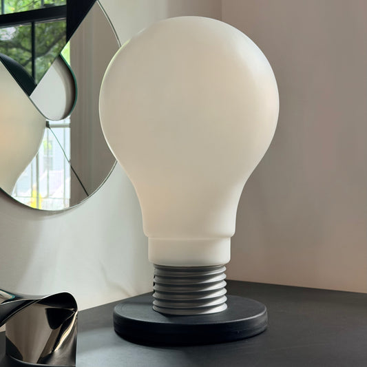 Vintage Giant Pop Art Lightbulb Lamp 1980s