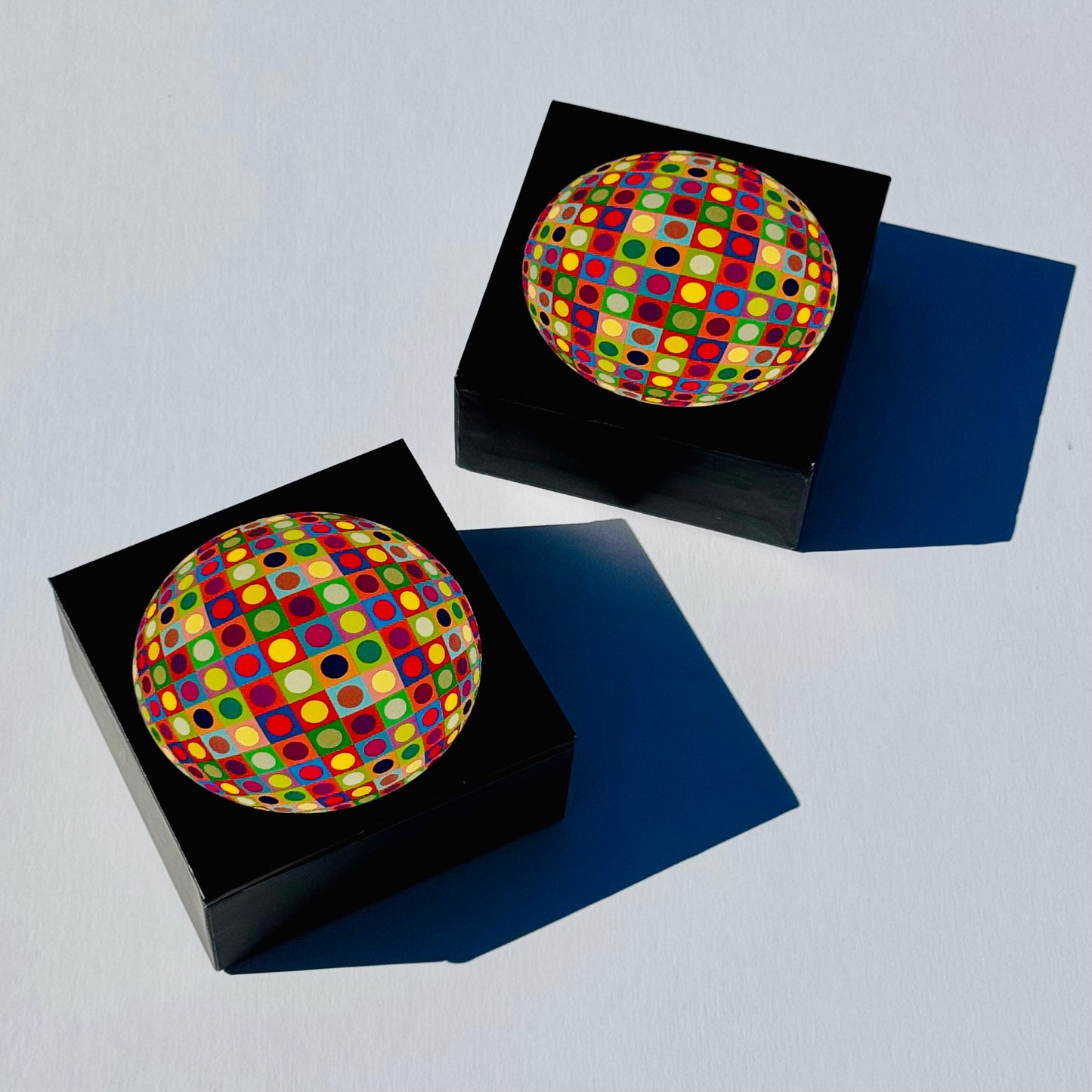 Vintage Vasarely Op Art Coasters 2003