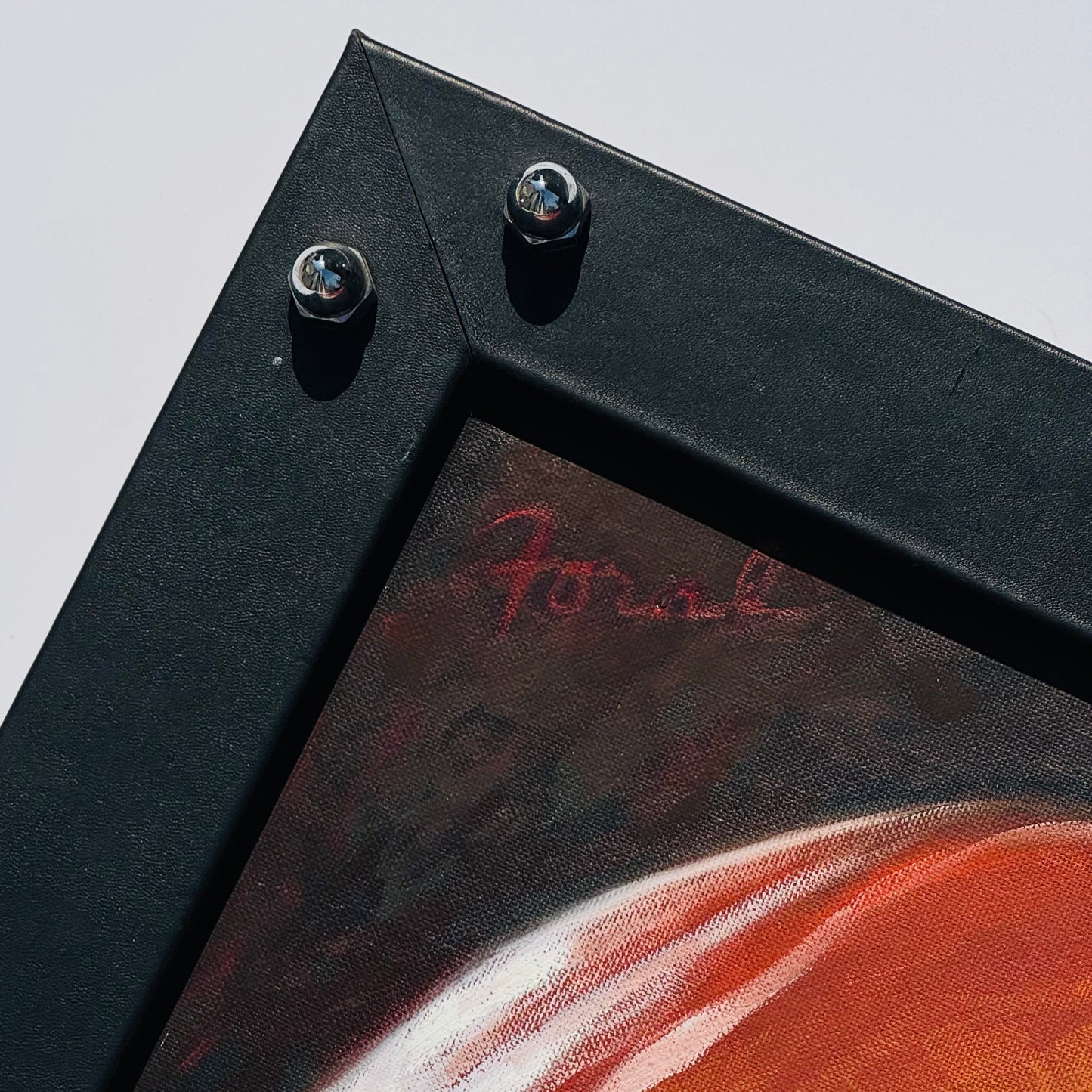 Vintage Thomas Foral 'Saturn III' Tit Painting 1995