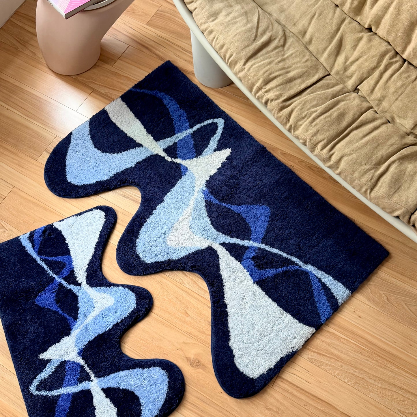 Karim Rashid Synth Asymmetrical Rugs 2015