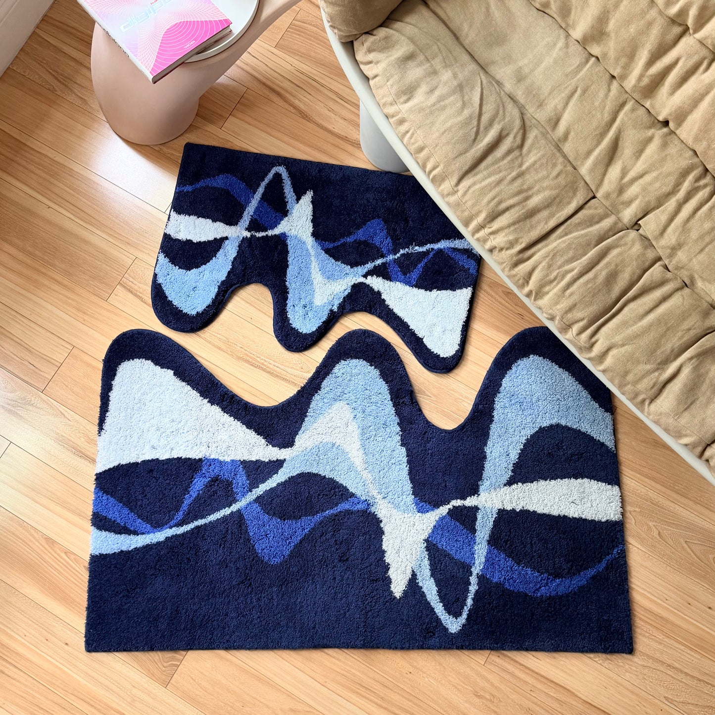Karim Rashid Synth Asymmetrical Rugs 2015