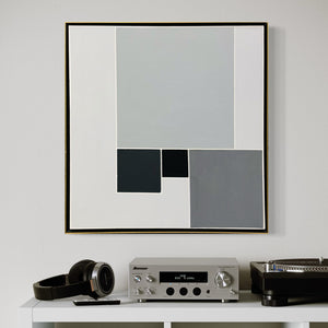 George Palethorpe Muted Colorblock Framed Painting