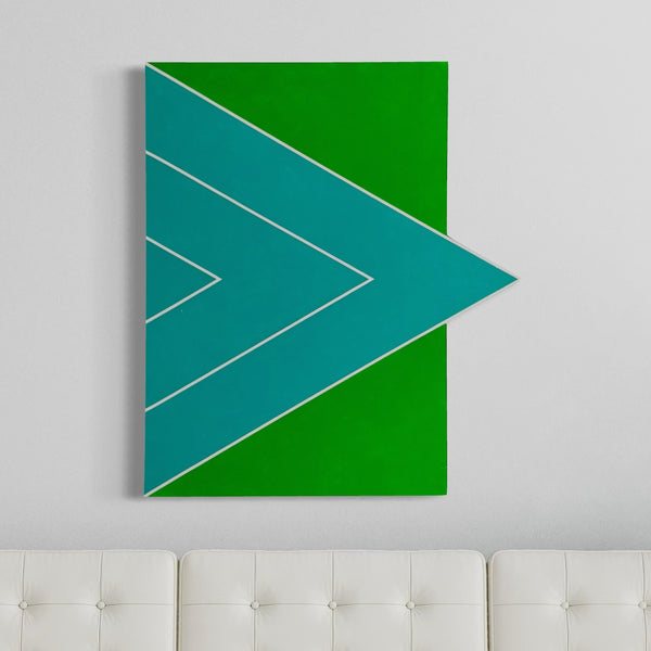 George Palethorpe Hard Edge Shaped Painting