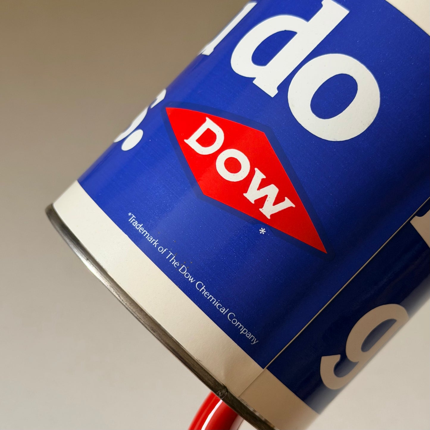 Vintage Pop Art Paint Can Spill Lamp 1980s