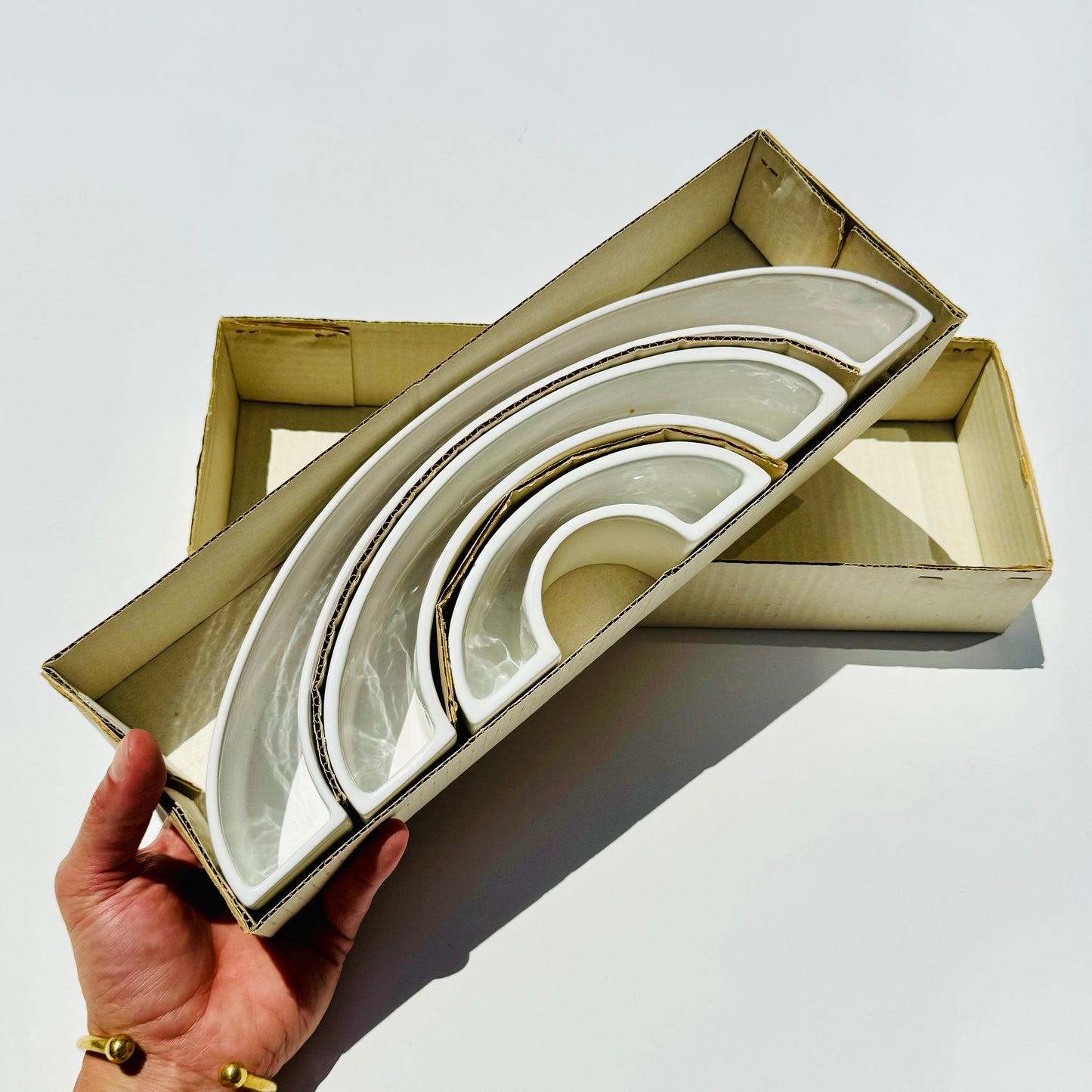 Vintage Angelo Mangiarotti 'Tremiti-Tondo' Vessels 1964