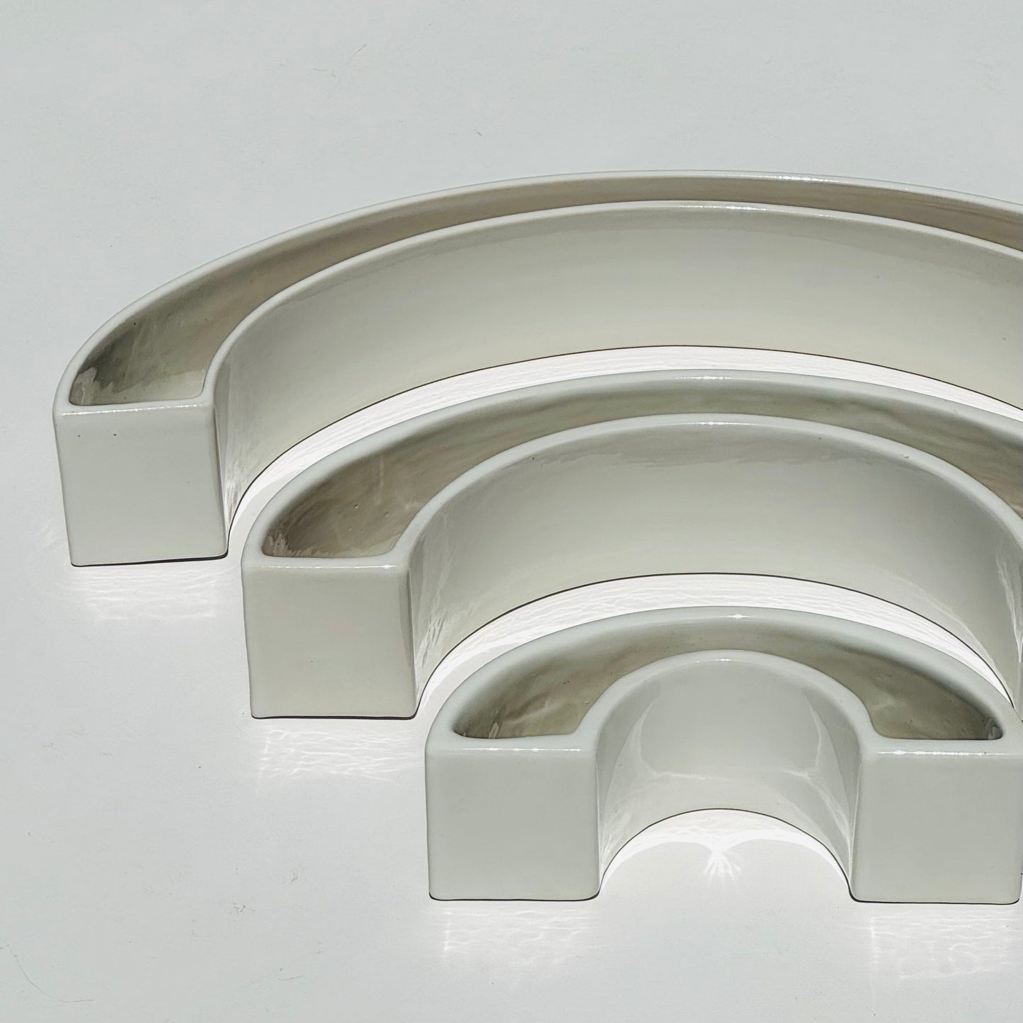 Vintage Angelo Mangiarotti 'Tremiti-Tondo' Vessels 1964