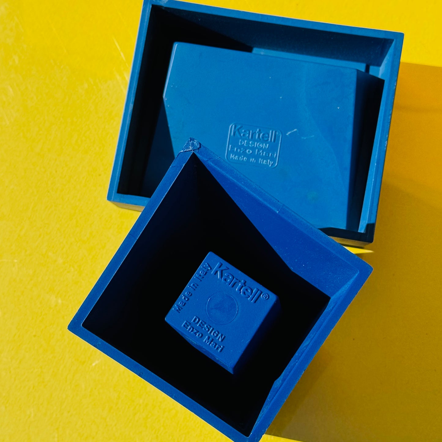 Vintage Enzo Mari 'Clino' Desk Accessories / Kartell 1992