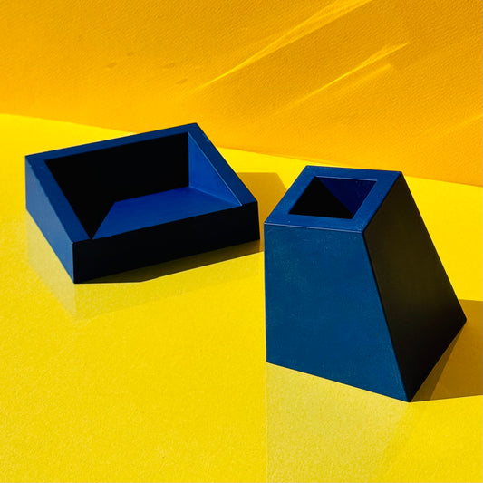 Vintage Enzo Mari 'Clino' Desk Accessories / Kartell 1992