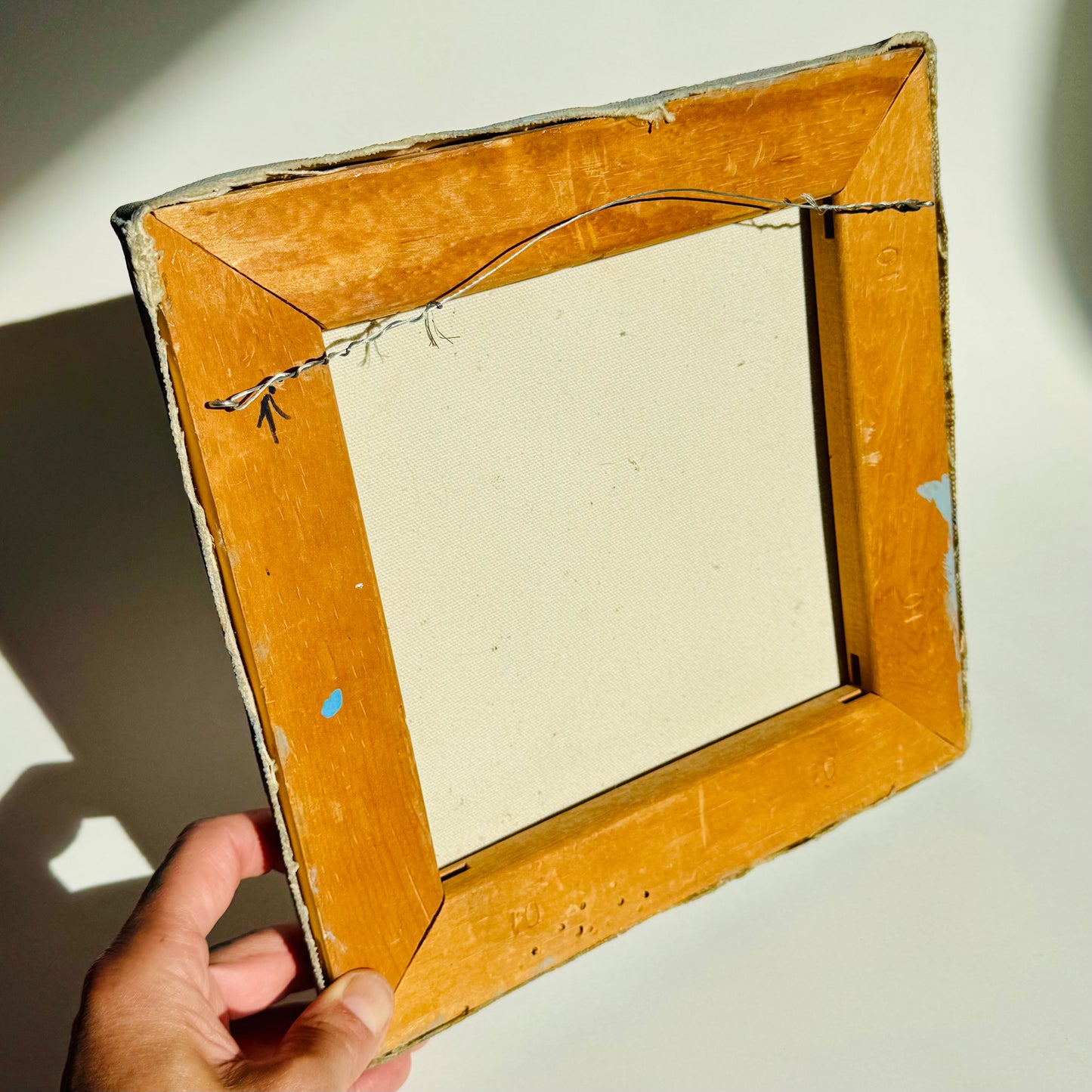 Vintage Small Surrealist Painting 1970/80s