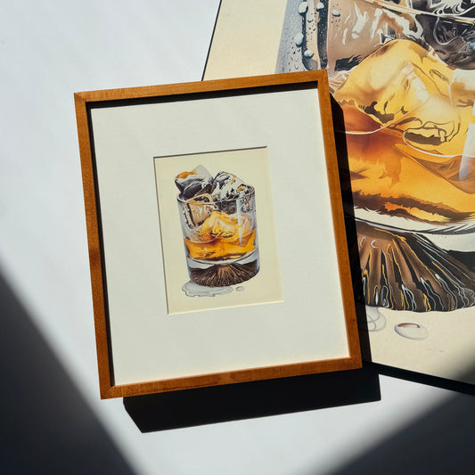 Vintage Peter Kelly 'On The Rocks' Litho 1979