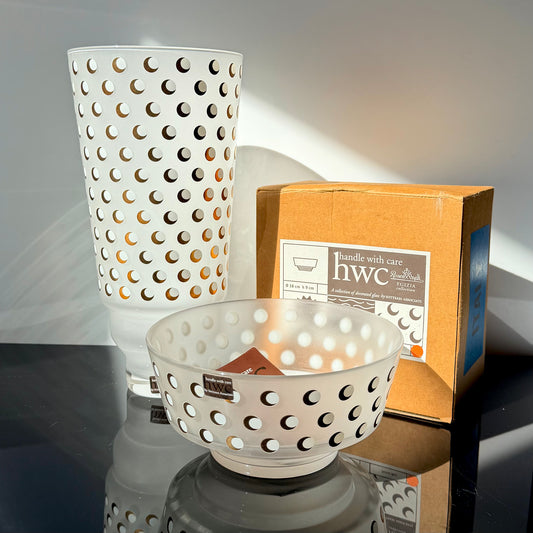 Vintage Defne Koz 'Hilal' Vase and Bowl 1990s