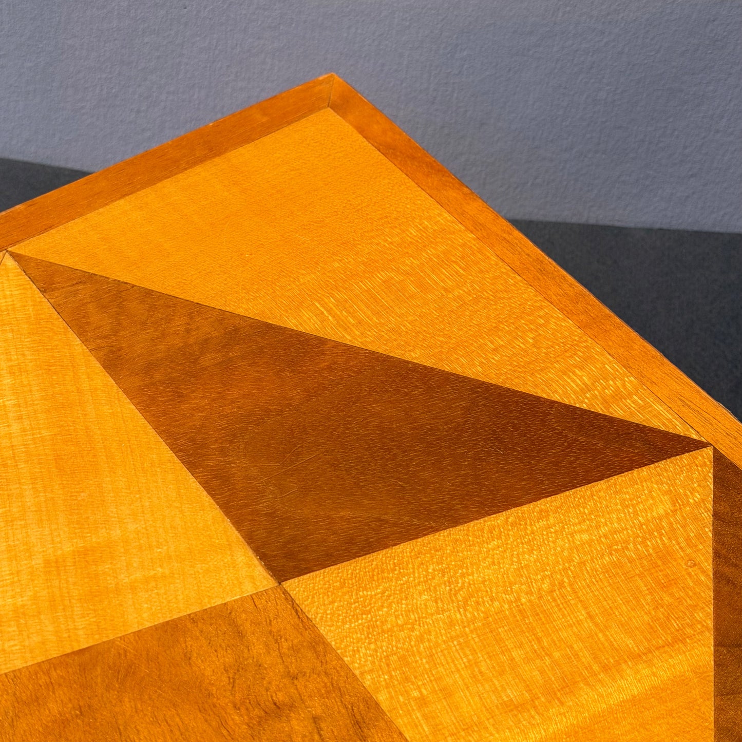 Vintage Modernist Marquetry Wood Box 1940/50s