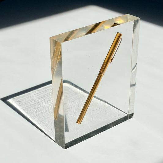 Vintage Lucite Pen #1 1970/80s