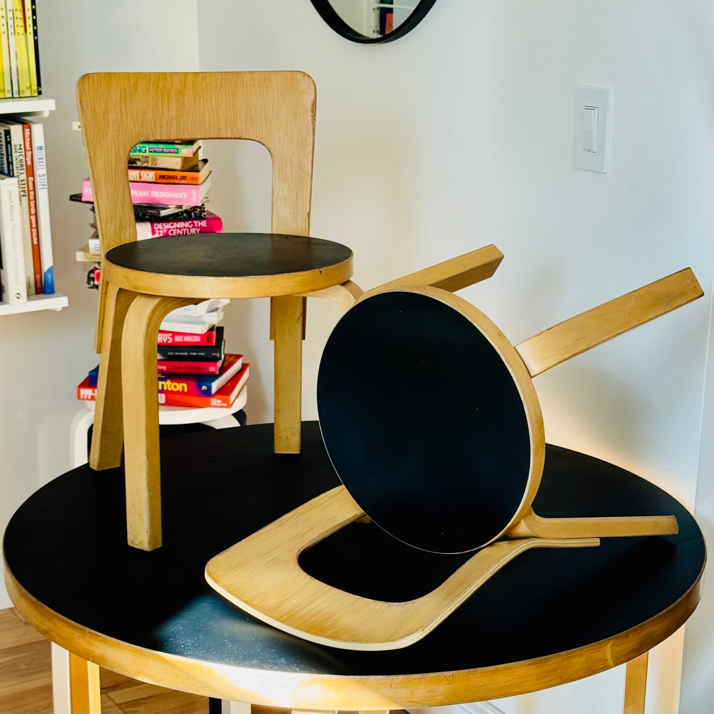 Vintage Aalto N65 Childrens Chairs Pair 1950/60s