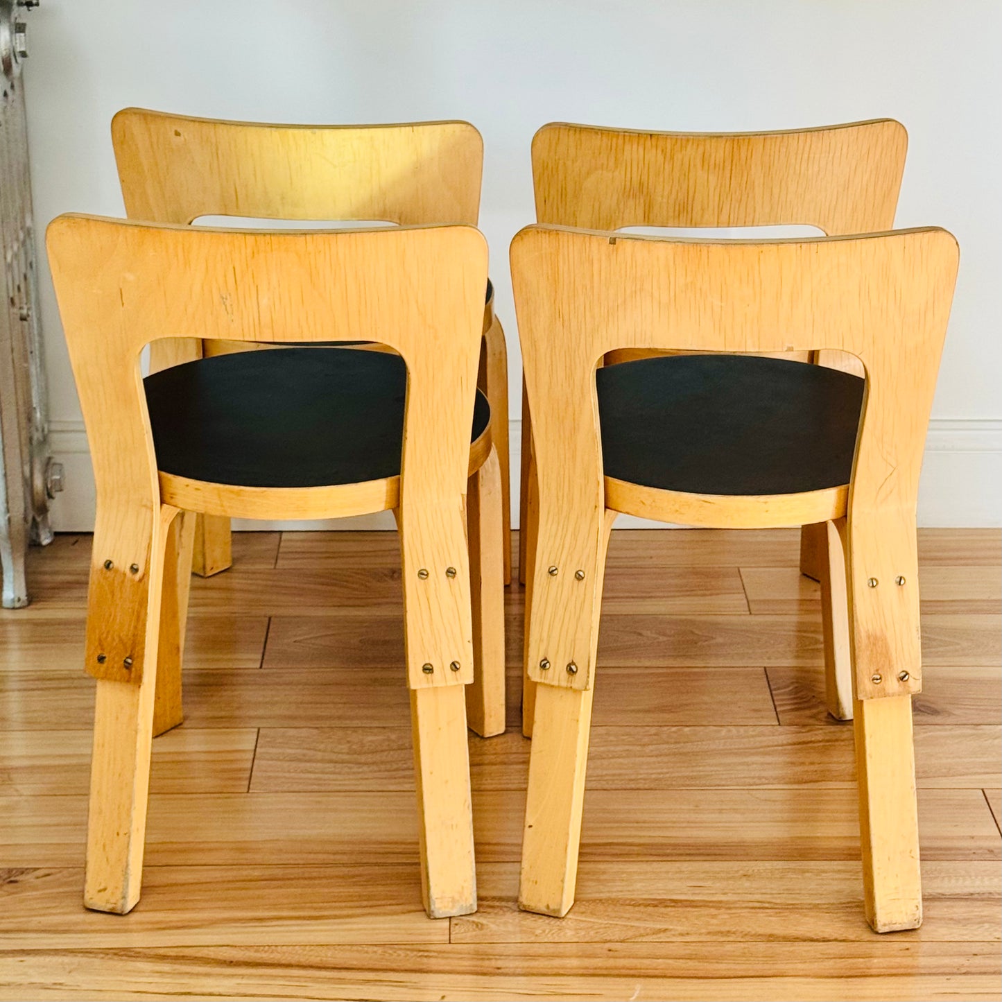 Vintage Aalto N65 Childrens Chairs Pair 1950/60s