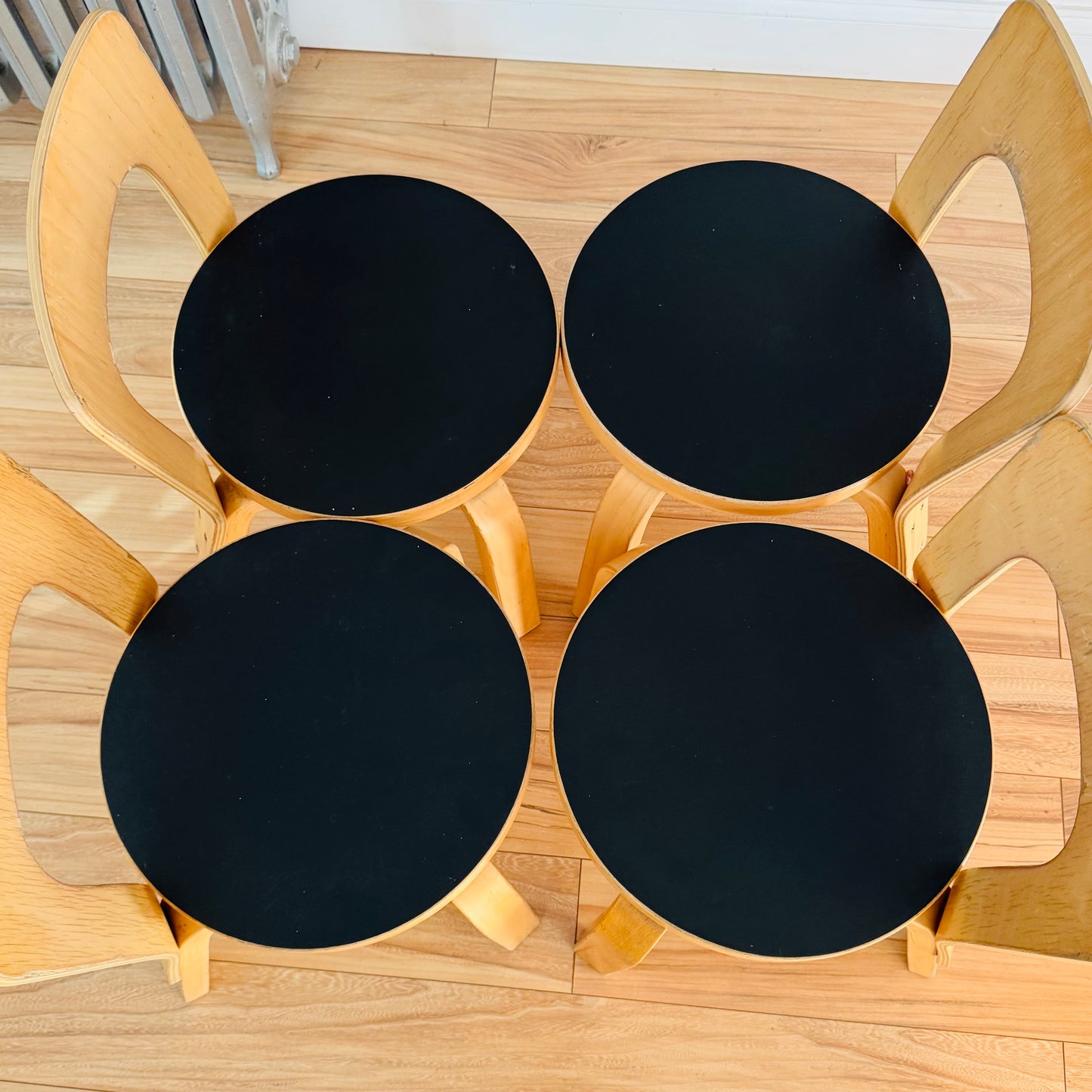 Vintage Aalto N65 Childrens Chairs Pair 1950/60s