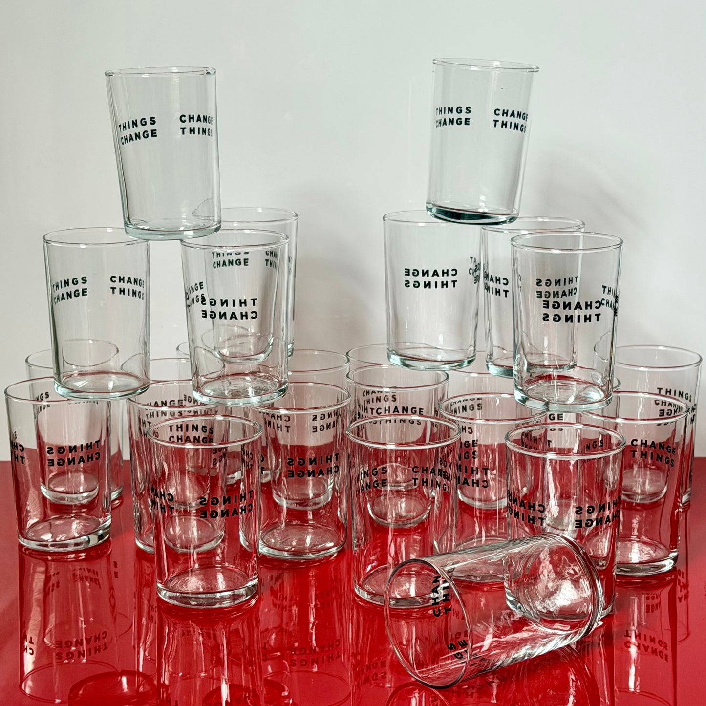 Roy McMakin 'Broken Juice' Glass Set 2008