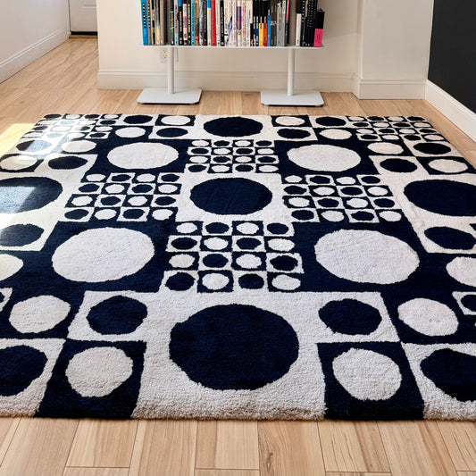 Vintage Verner Panton 'Geometri' Rug / Vitra 2001
