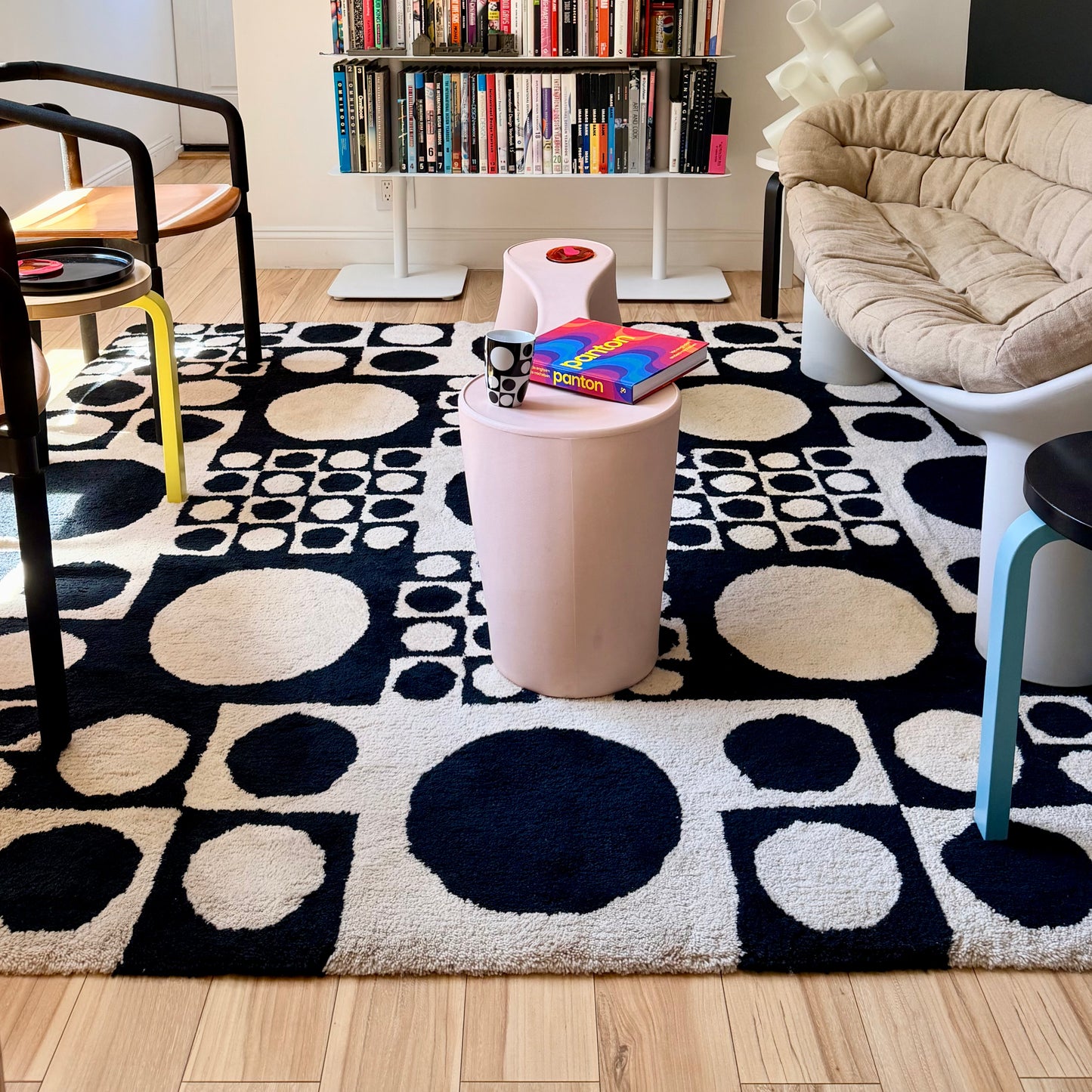 Vintage Verner Panton 'Geometri' Rug / Vitra 2001