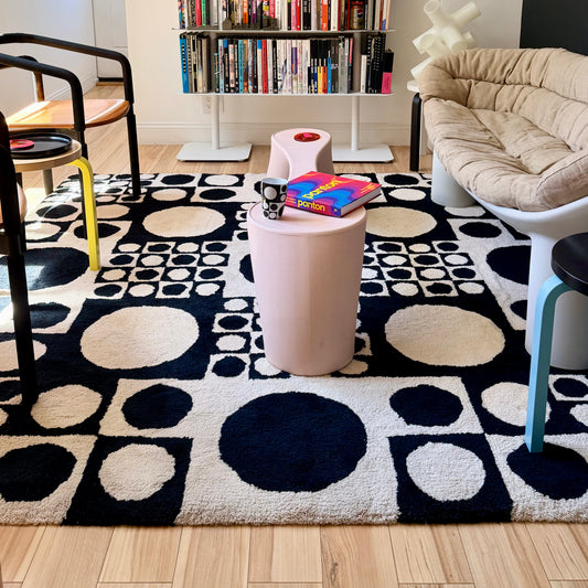 Vintage Verner Panton 'Geometri' Rug / Vitra 2001
