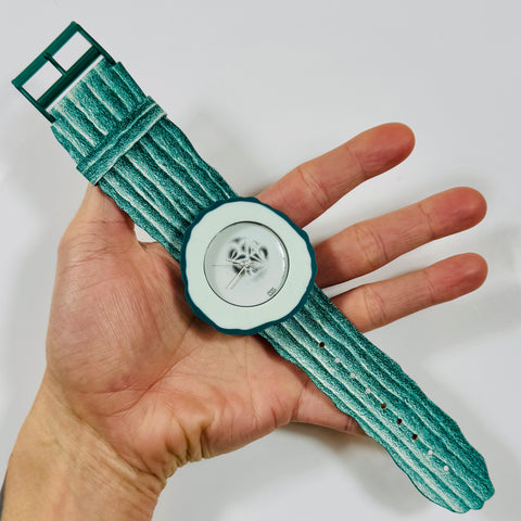 Vintage Swatch 'One More Time' Special Ed. Cucumber Watch 1989