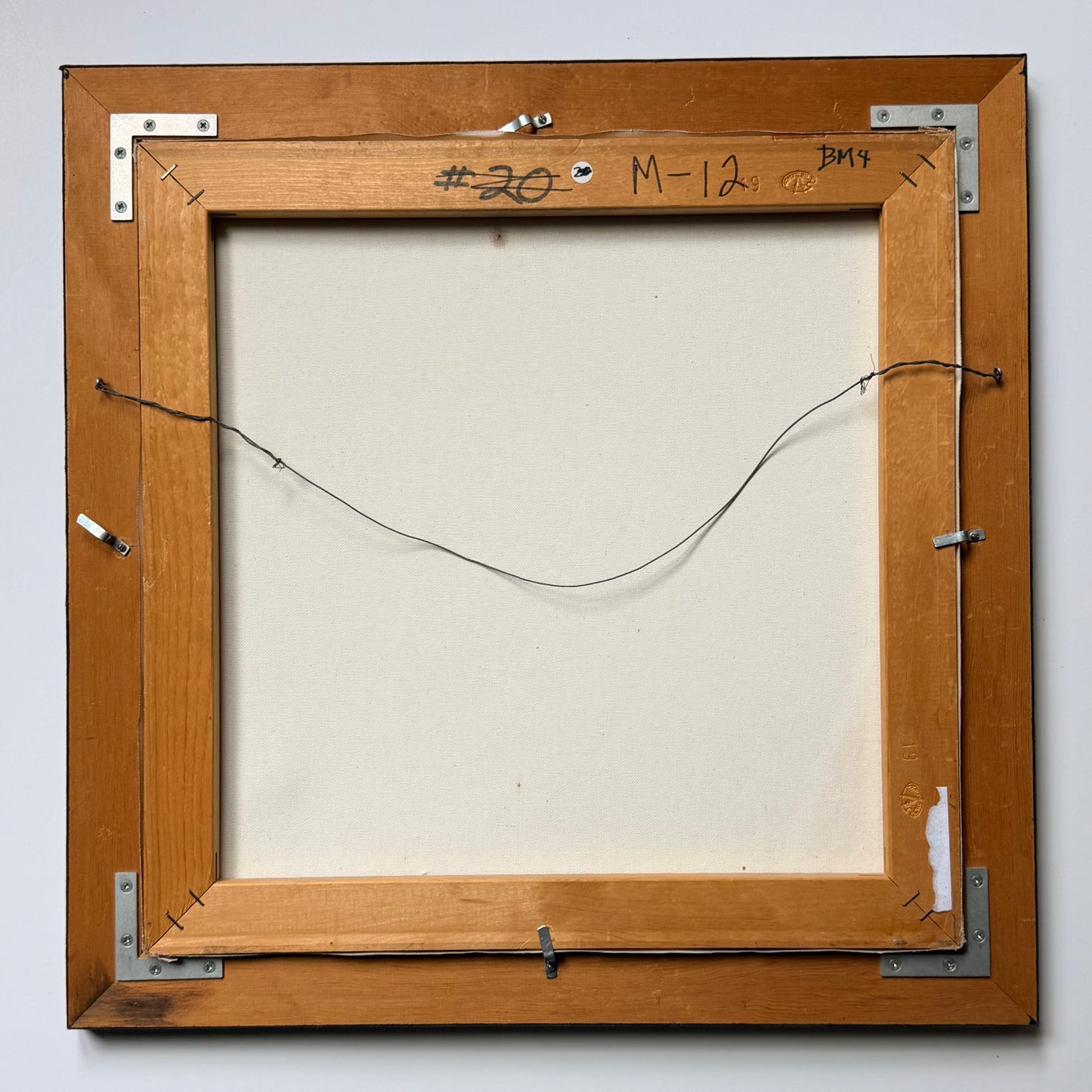 Vintage Thomas Foral Nipple Chain Painting 1992