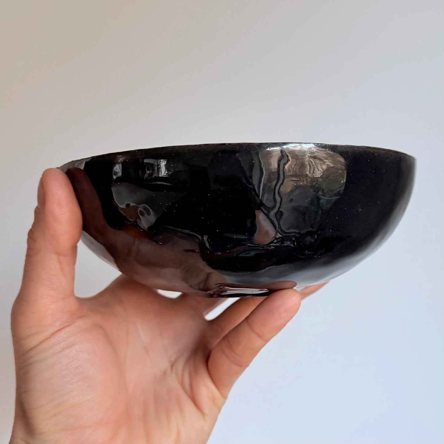 Vintage 'Lick It Up Baby' Enameled Steel Studio Bowl